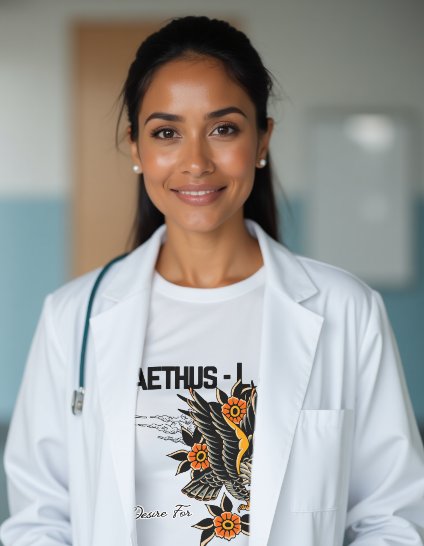 Haliaeethus L. – The Flying Eagle Homoeopathy T-Shirt