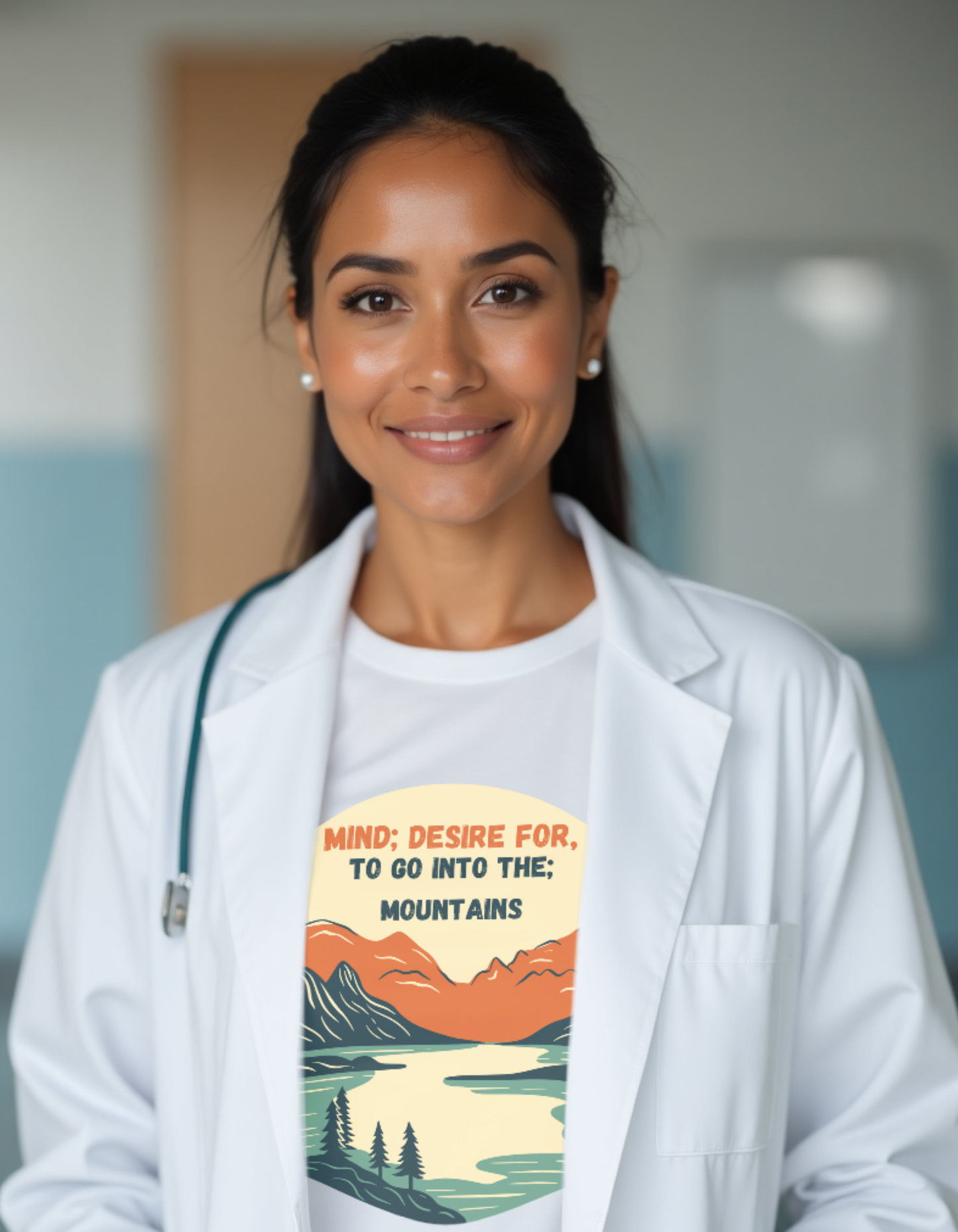 Mind – Desire to Go into the Mountains Homoeopathy Repertory T-Shirt