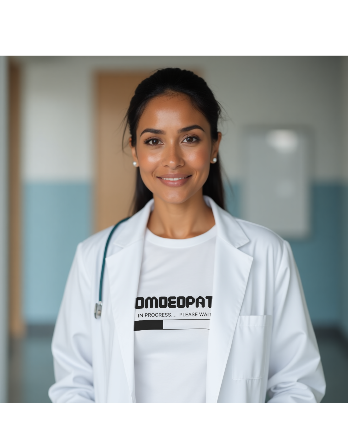 Homoeopath in Progress | Unisex Classic Crew T-Shirt for Homeopathy Students & Future Doctors
