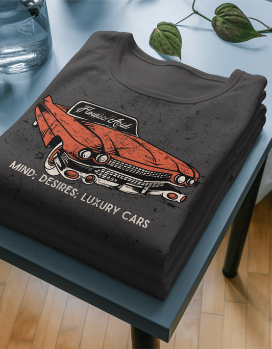 Mind – Desires Luxury Cars Fluoric Acid Homoeopathy Repertory T-Shirt