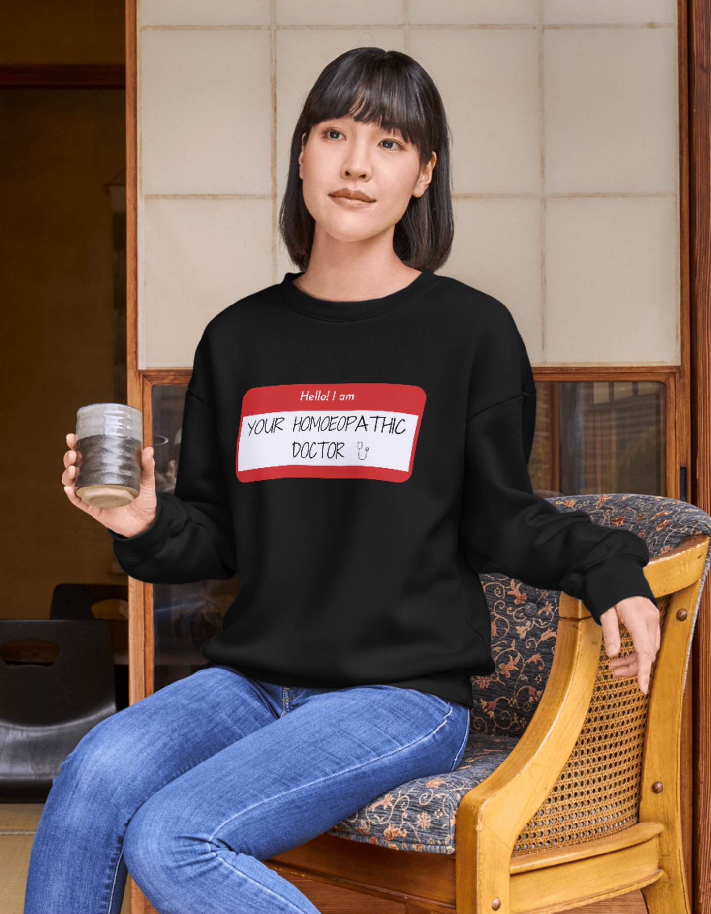 Hello! I am Your Homoeopathic Doctor | Unisex Classic Crew T-Shirt for Proud Homeopaths