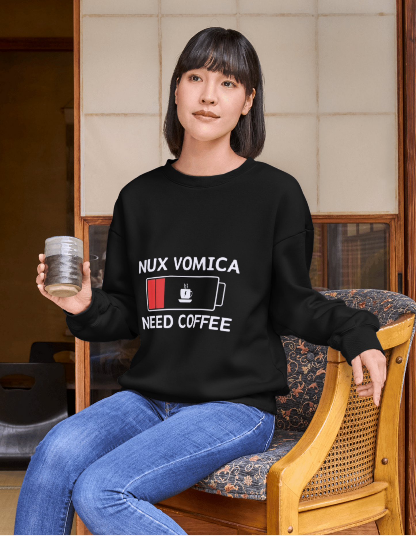 Nux Vomica Need Coffee Unisex Classic Crew T-Shirt