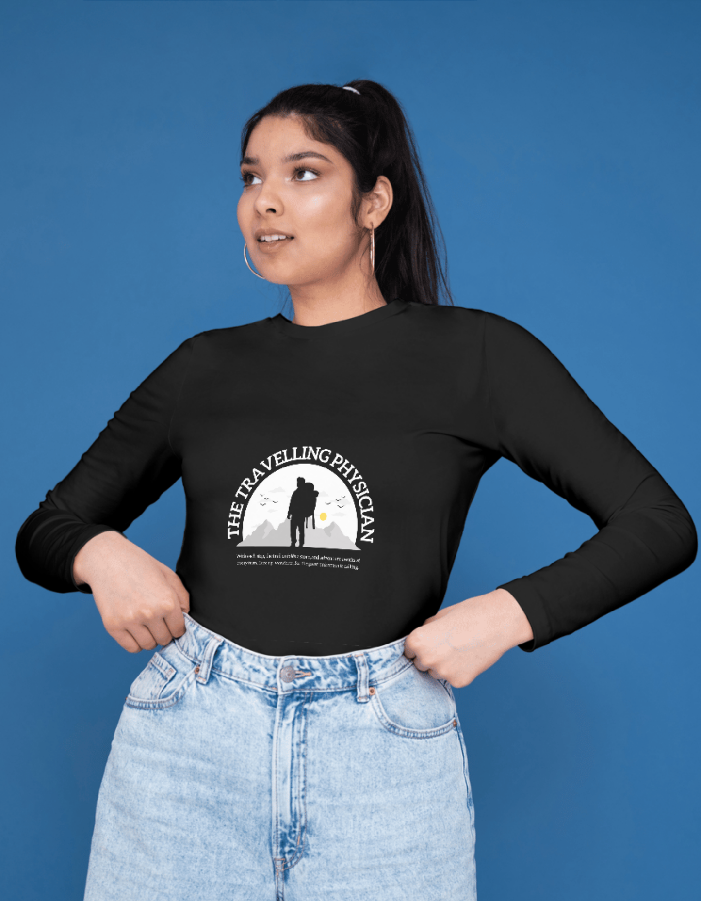 The Travelling Physician | Unisex Classic Crew T-Shirt for Homeopathy Doctors & Students