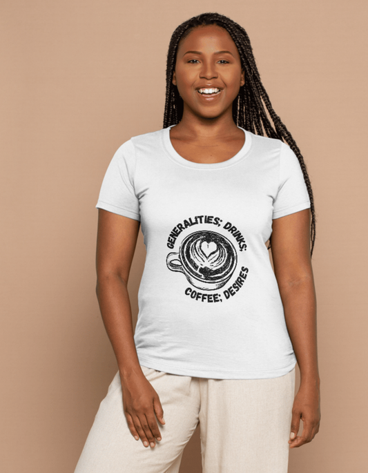 Generalities – Desires Coffee | Repertory Collection | HomoeoStitch Unisex Classic Crew T-Shirt