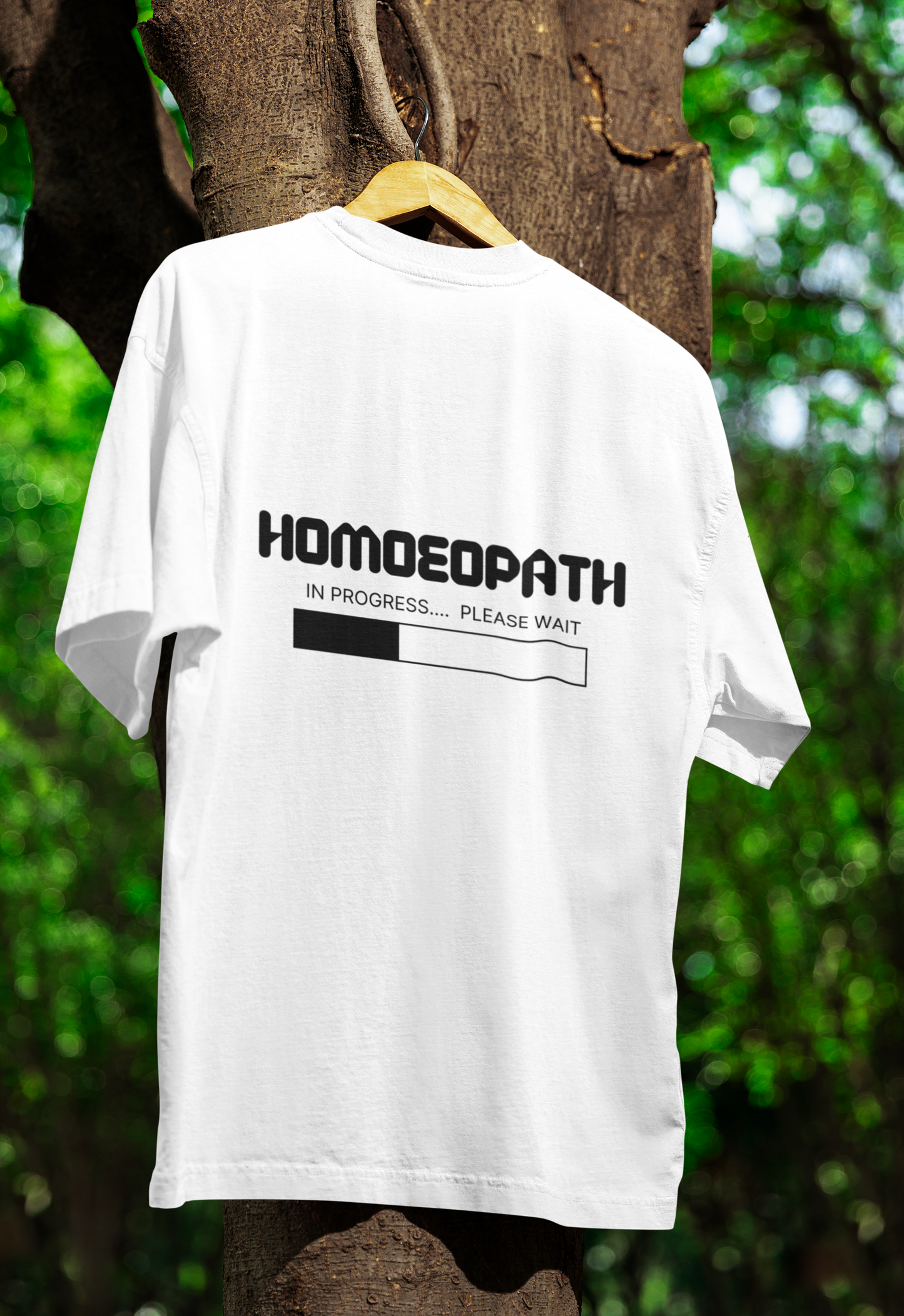 Homoeopath in Progress | Unisex Classic Crew T-Shirt for Homeopathy Students & Future Doctors