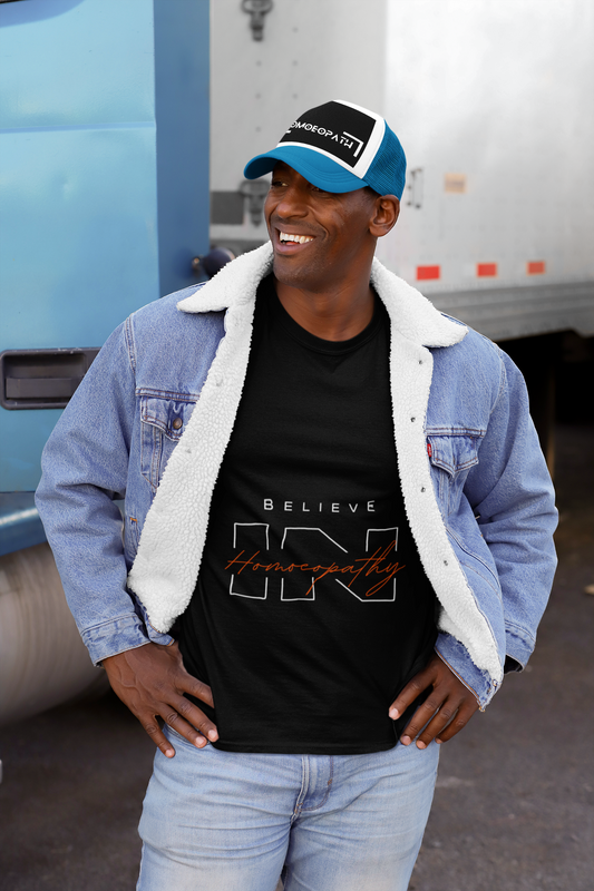 Believe in Homoeopathy | Unisex Classic Crew T-Shirt for Natural Healing Enthusiasts