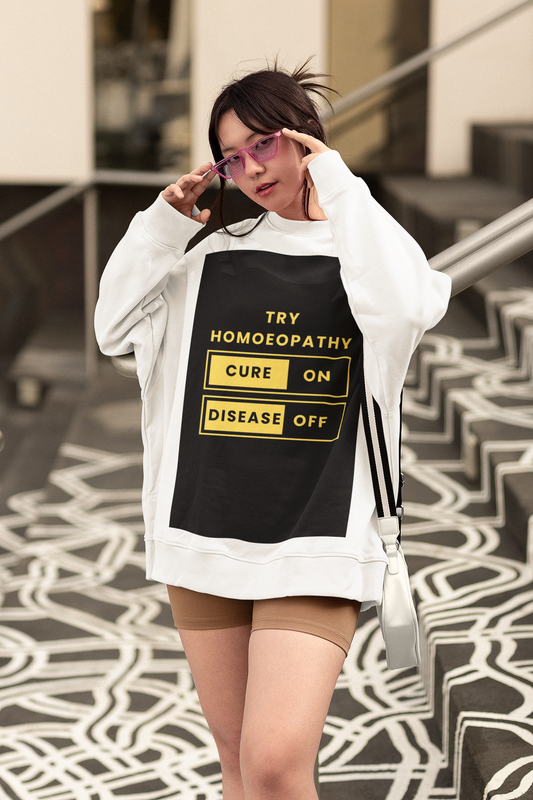 Try Homoeopathy: Cure On, Disease Off – Unisex Classic Crew T-Shirt