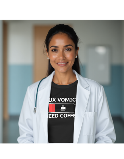 Nux Vomica Need Coffee Unisex Classic Crew T-Shirt