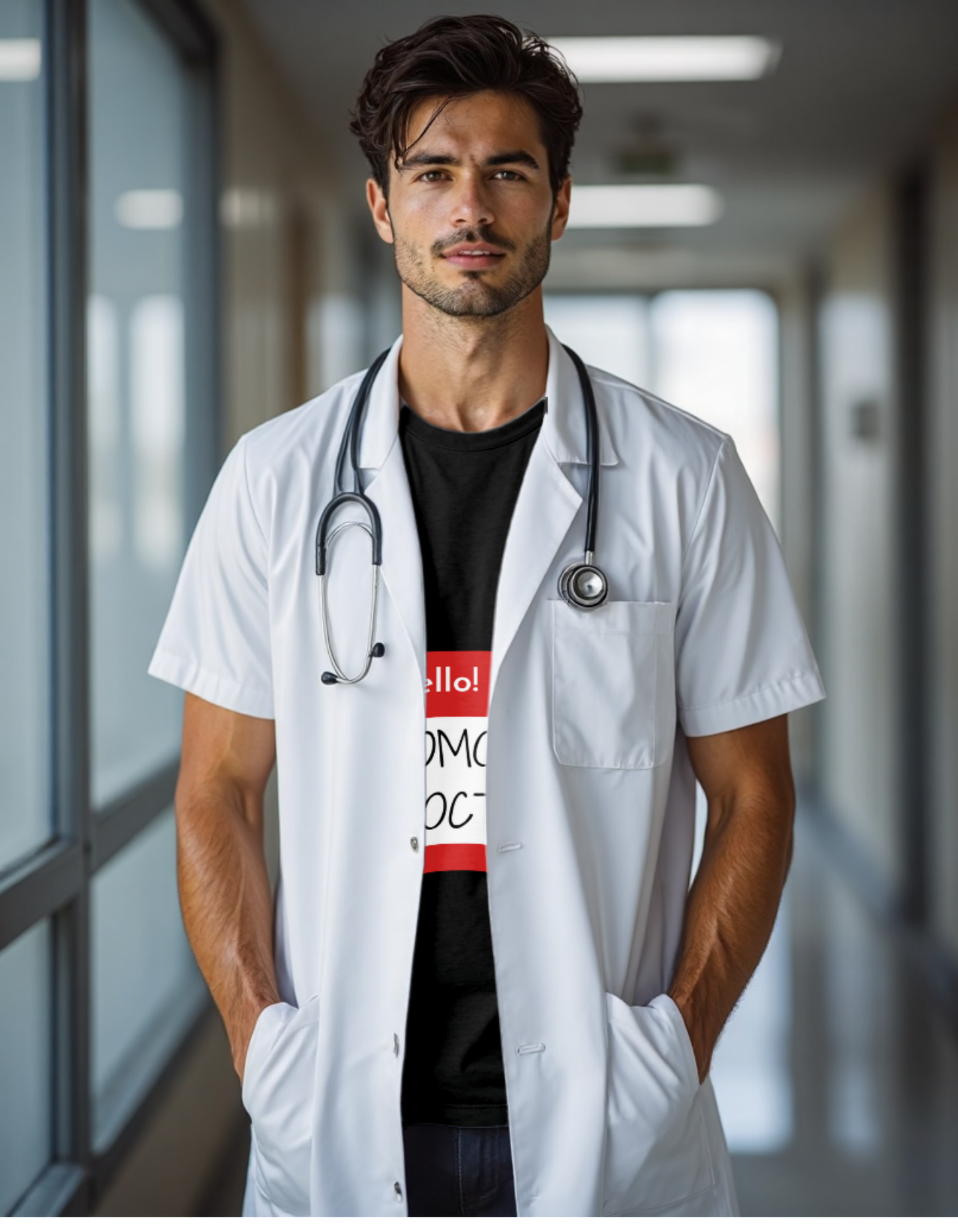 Hello! I am Your Homoeopathic Doctor | Unisex Classic Crew T-Shirt for Proud Homeopaths