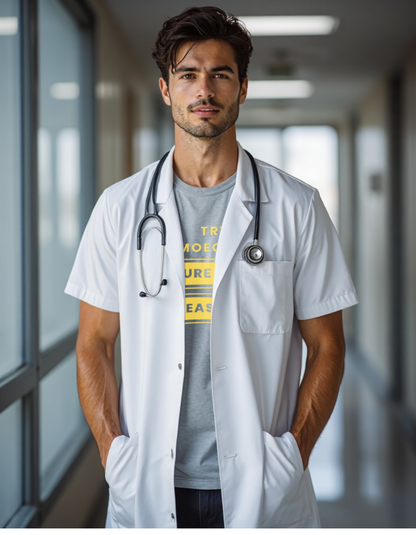 Try Homoeopathy: Cure On, Disease Off – Unisex Classic Crew T-Shirt