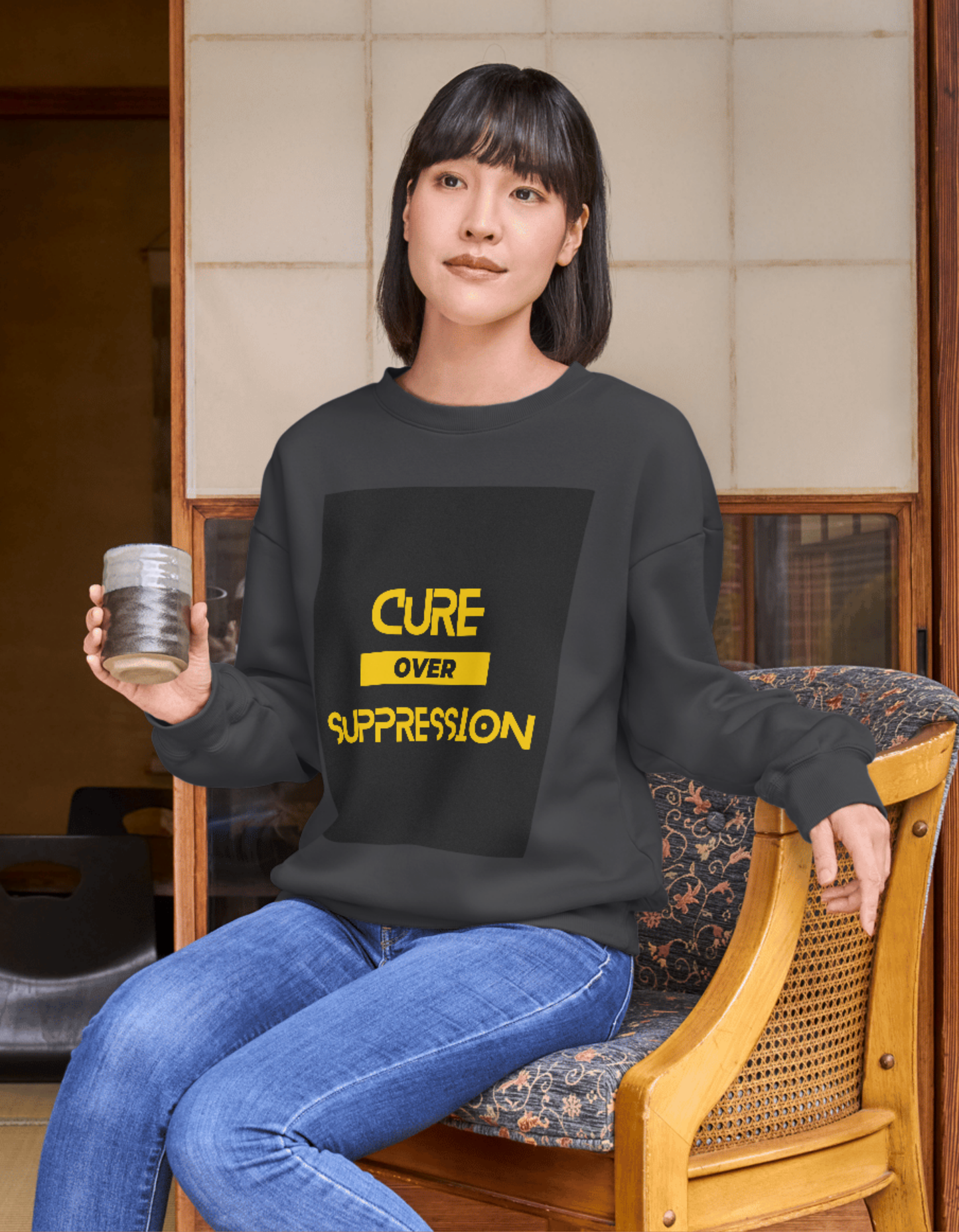 Cure Over Suppression – Unisex Classic Crew T-Shirt