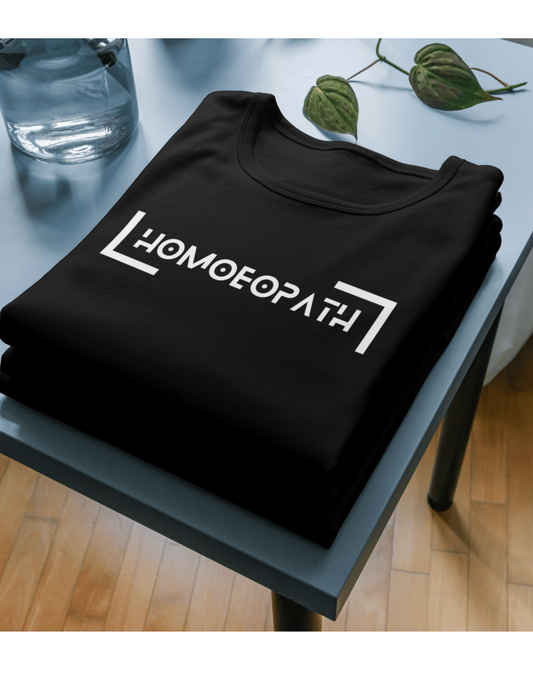 Homoeopath Minimal Pocket Print | Unisex Classic Crew T-Shirt for Doctors & Students