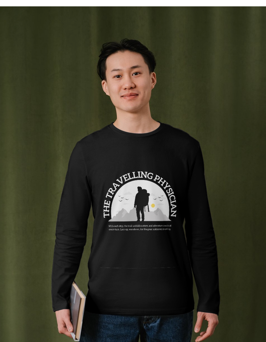 The Travelling Physician | Unisex Classic Sweatshirt for Homeopathy Lovers on the Move