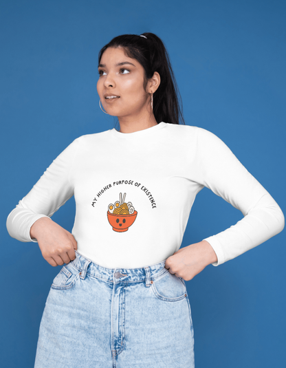 My Higher Purpose of Existence is Food – Unisex Classic Crew T-Shirt