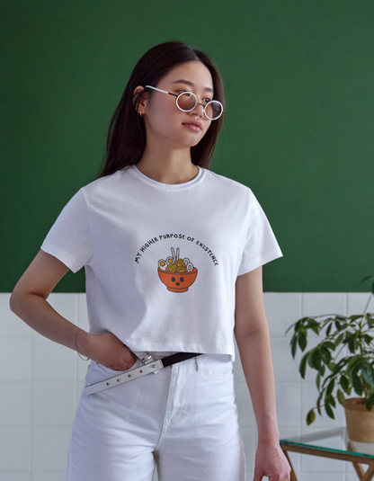 My Higher Purpose of Existence is Food – Unisex Classic Crew T-Shirt