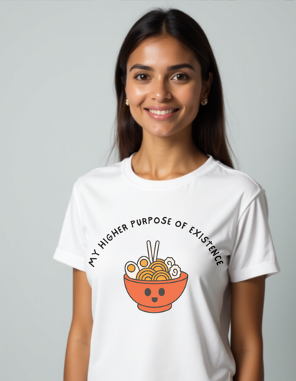 My Higher Purpose of Existence is Food – Unisex Classic Crew T-Shirt